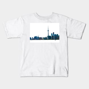 Toronto Skyline Graphic with Rogers Centre Kids T-Shirt